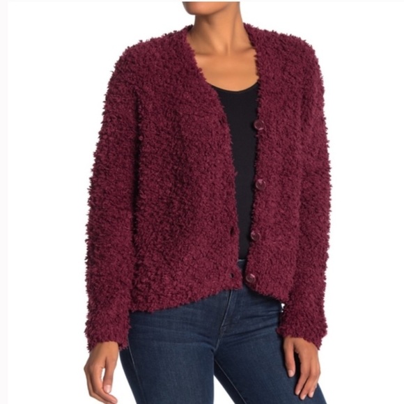RXB Sweaters - Rxb Boulce Knit Cardigan Zinfandel NWT XS